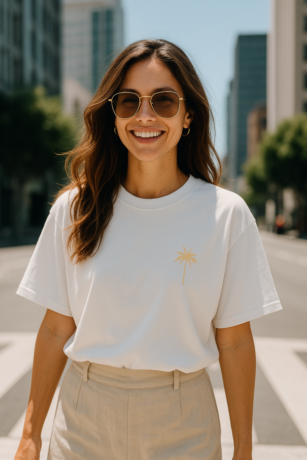 MINI YELLOW PALM SHIRT