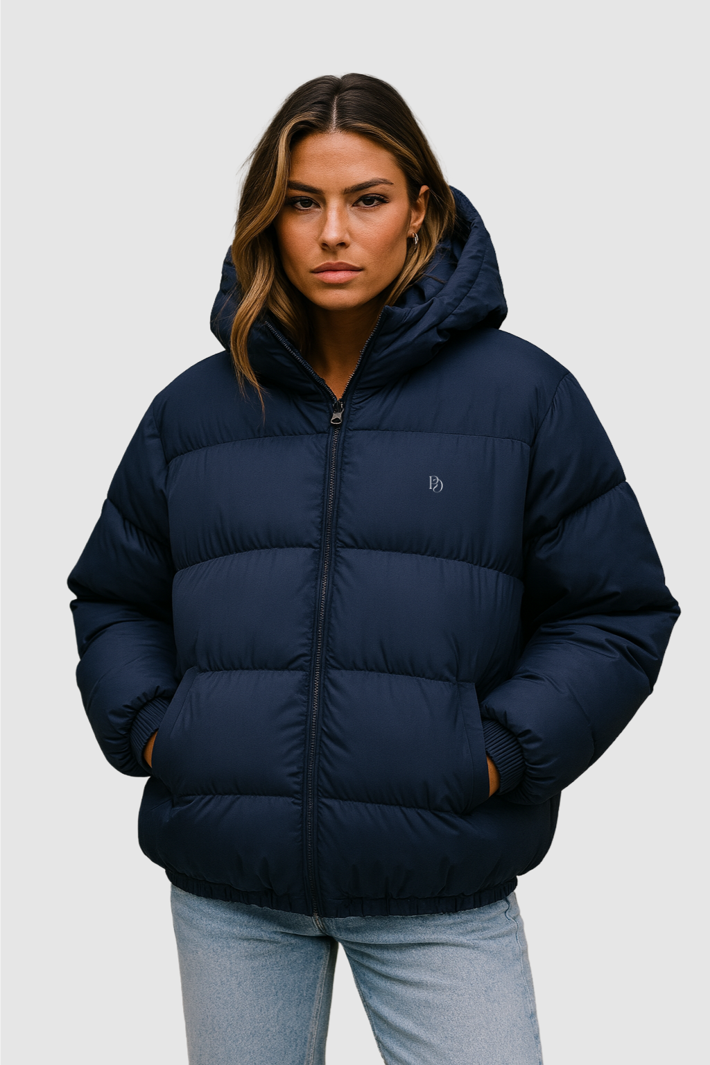 LIZ BLUE PUFFER JACKET