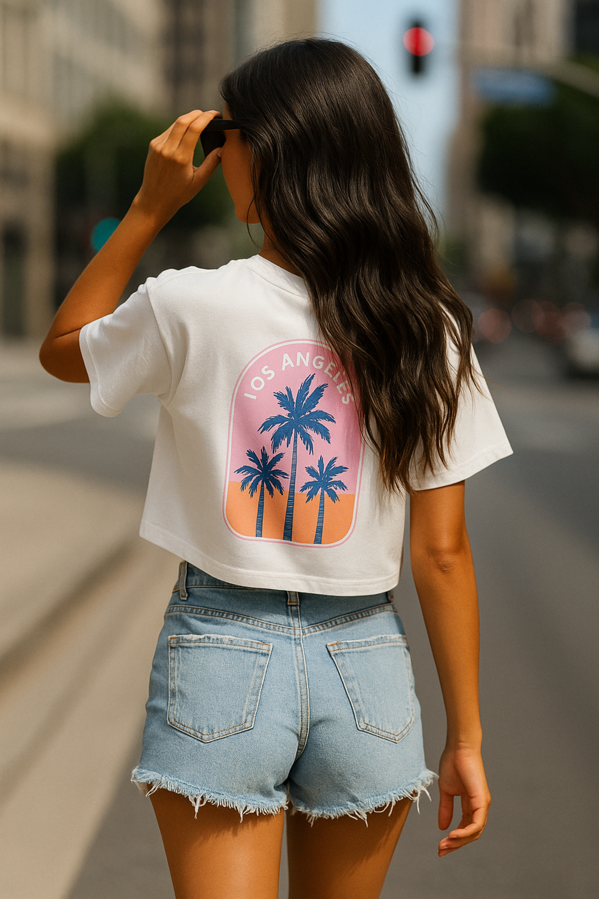 LA CROP SHIRT